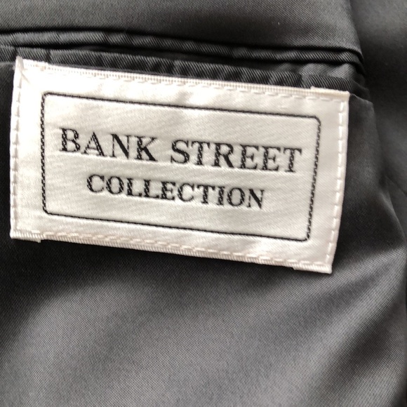 Bank Street Collection men’s black suit jacket size regular 42. - Picture 3 of 8